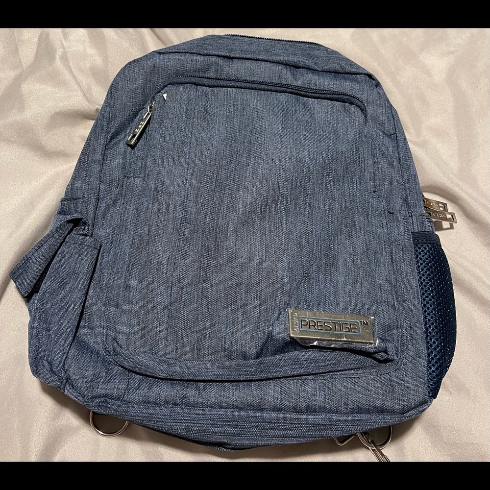 NEW Denim Blue CRG Prestige Brand Sling Bag